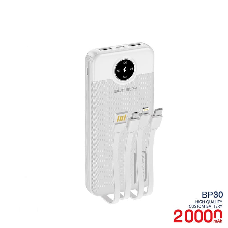 بنك طاقة بانسي BP30 بقوة 12 واط وسعة 20000 ملي أمبير - 2