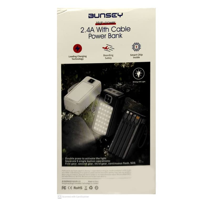 پاوربانک 12 وات بانسی مدل BP42 ظرفیت 40000 میلی آمپر ساعت - 4