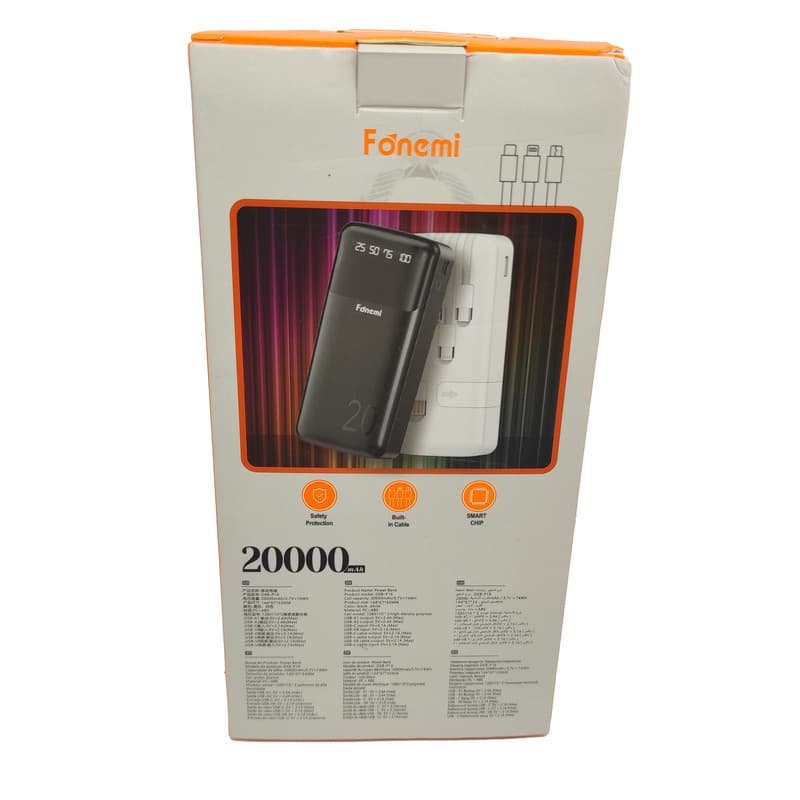پاوربانک 12 وات فونمی مدل DXS-P16 ظرفیت 20000 میلی‌آمپرساعت - 4