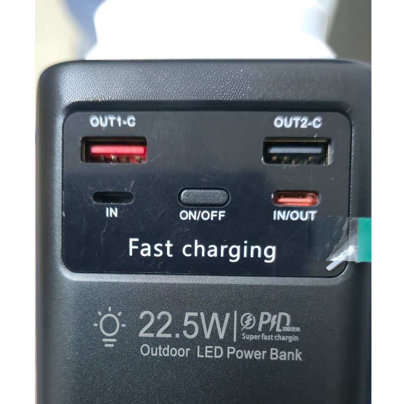 پاوربانک 22.5 وات لوینو مدل N-37 ظرفیت 50000 میلی‌آمپرساعت - 4